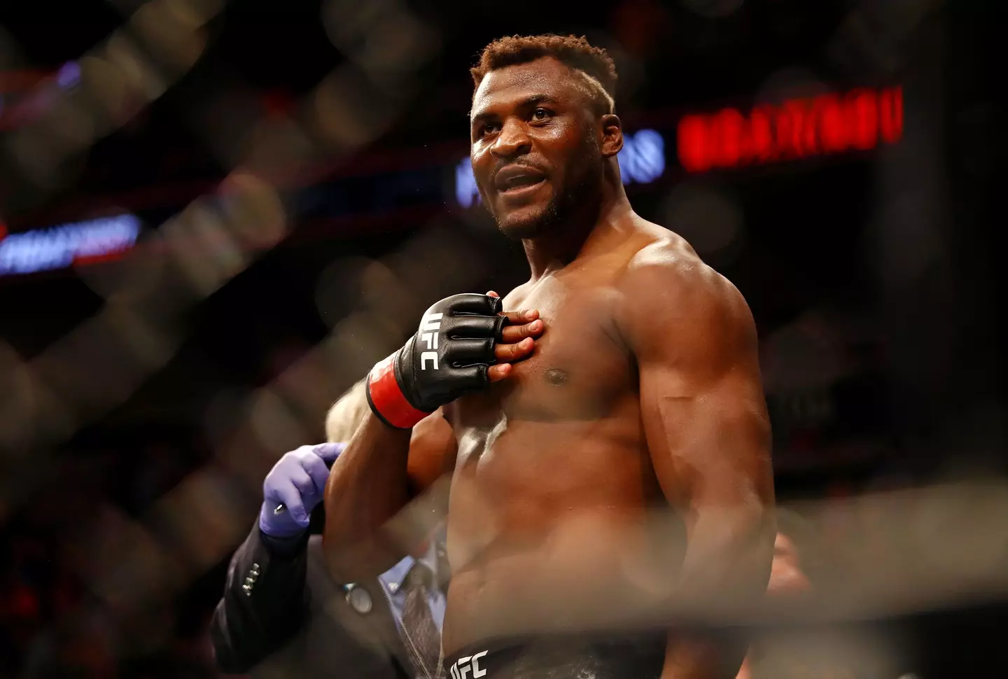 UFC champ Francis Ngannou.