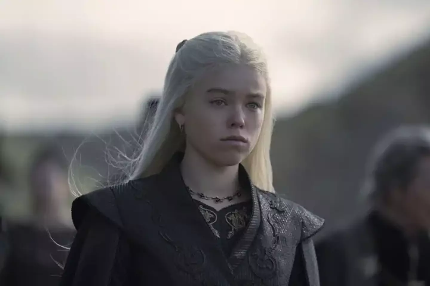 Alcock as Princess Rhaenyra Targaryen in House of the Dragon.