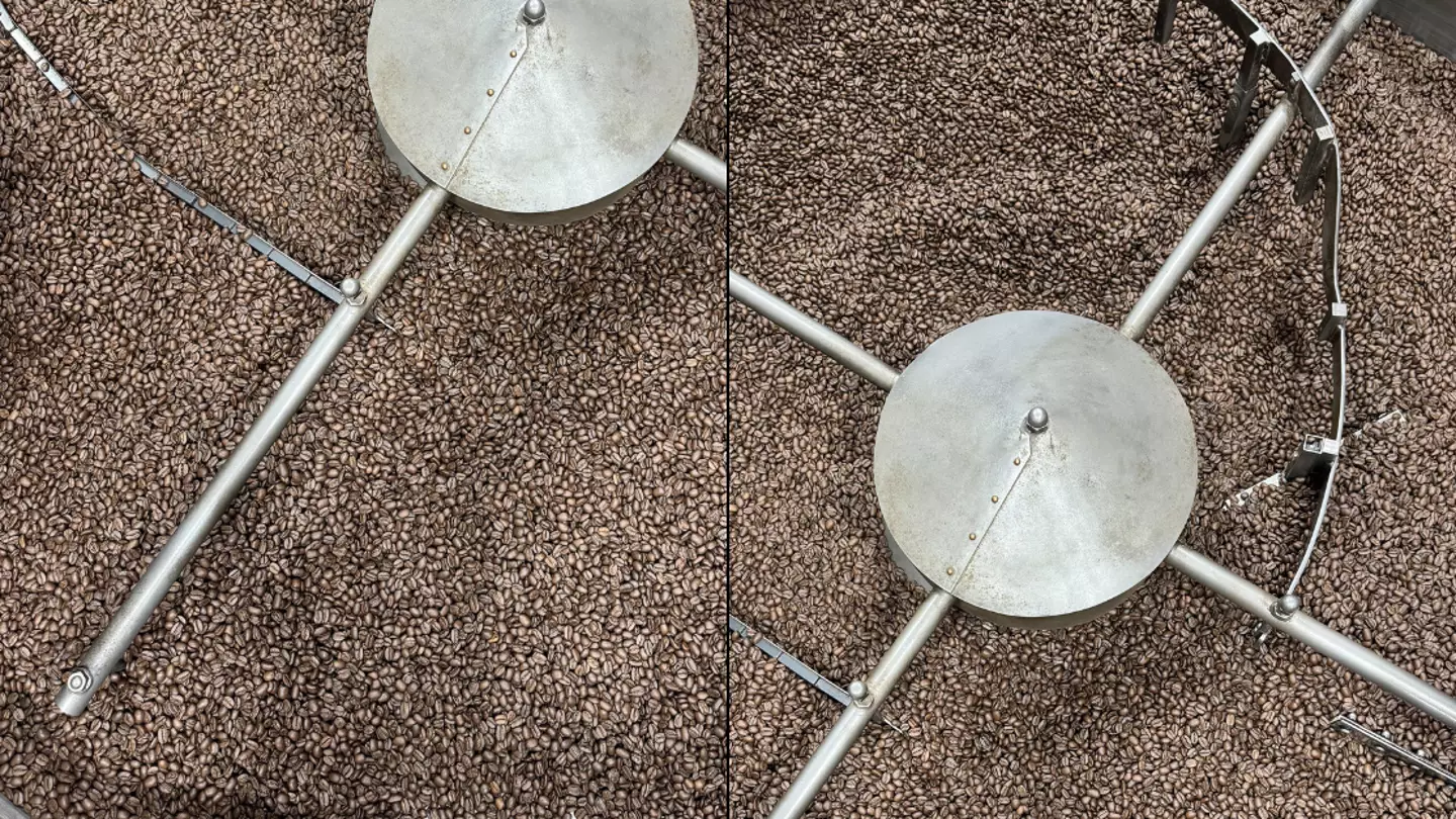 People told they have 'eyes of a sniper' if they can find tiny stone in coffee mixer