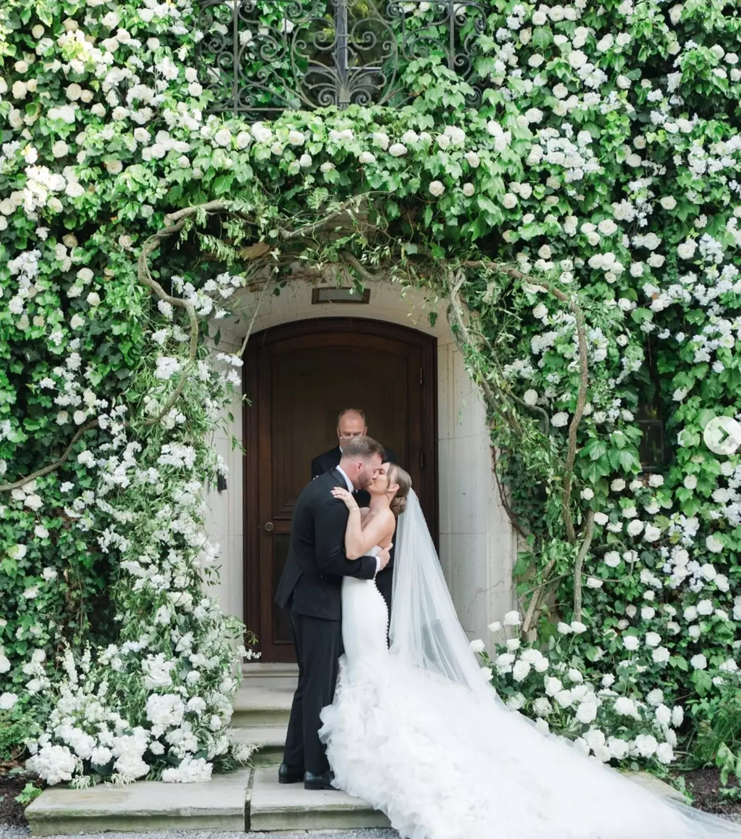 Hailie Jade and Evan McClintock got hitched this weekend (Instagram/@hailiejade)