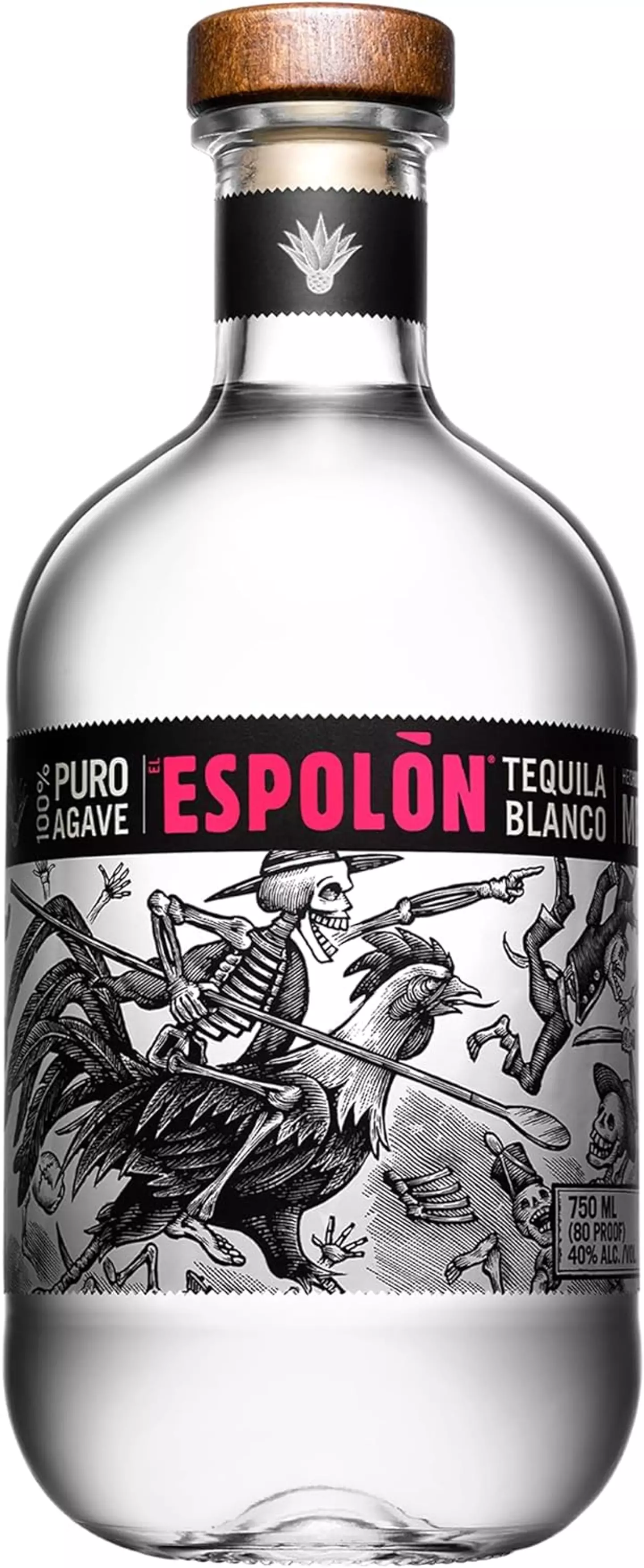 Espolon Blanco Super Premium Tequila, 70 Cl