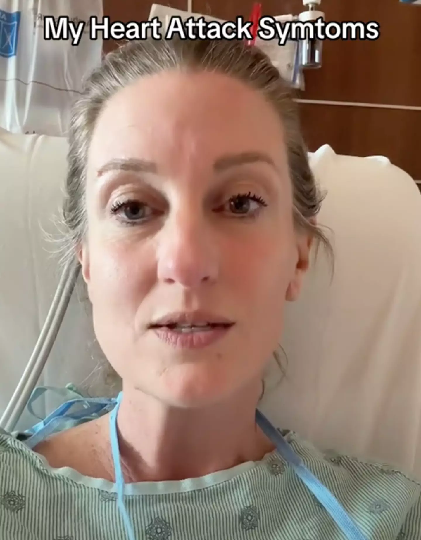 The mum ignored pain in her arm and chest in the week leading up to the heart attack (TikTok/@martyandnikki)