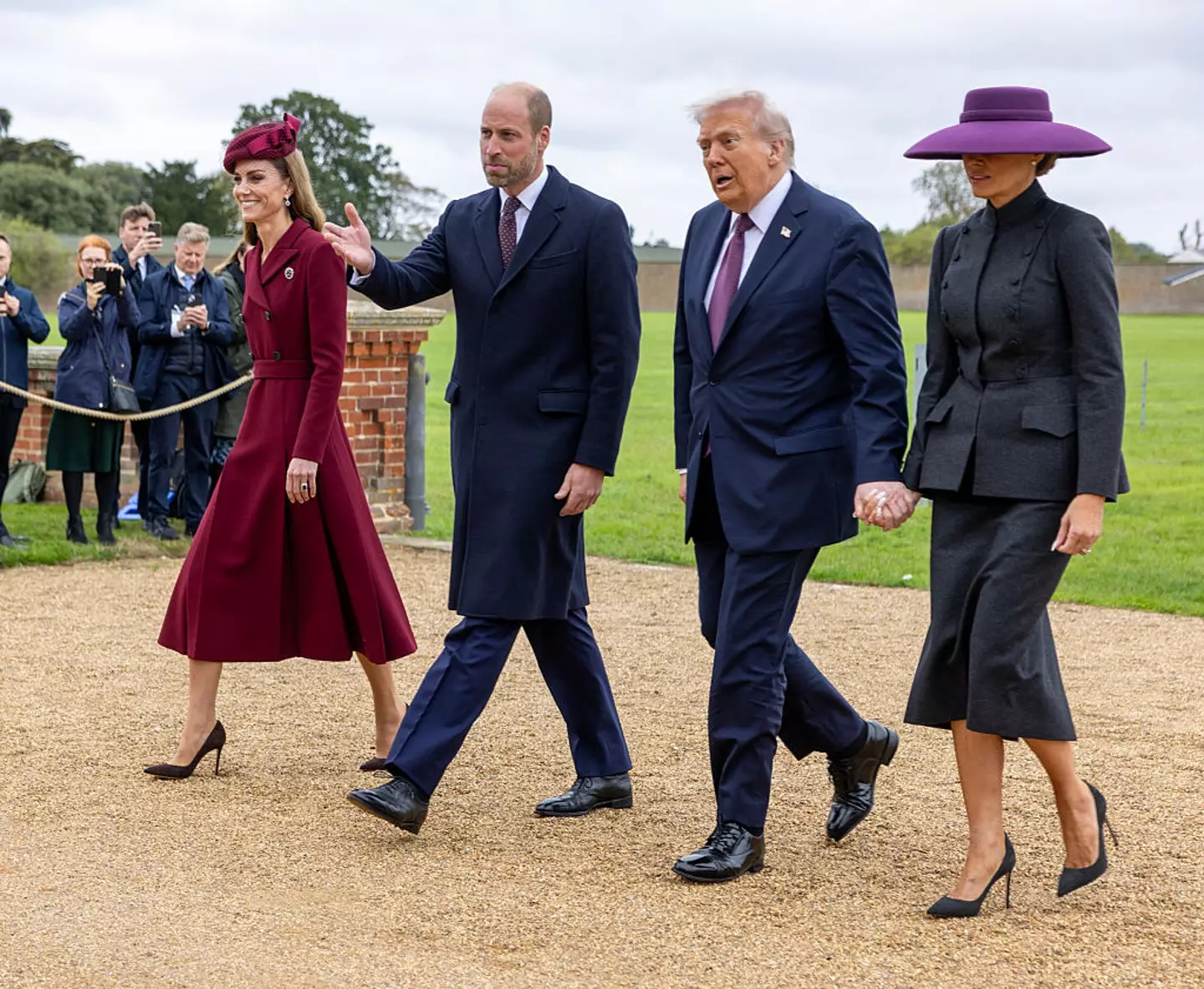 Donald Trump and First Lady Melania have been spending the day with the royal family (Ian Vogler - WPA Pool/Getty Images)