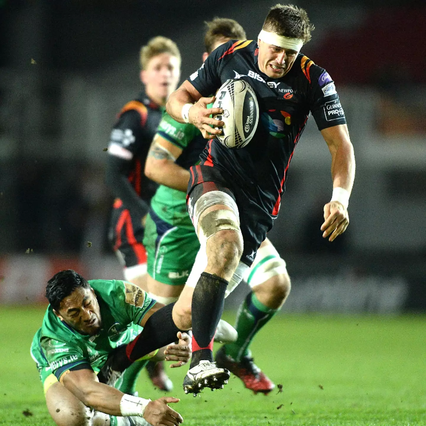 The ex rugby player was at the peak of his powers before the spinal cord injury. (Millimetres 2 Mountains Foundation)