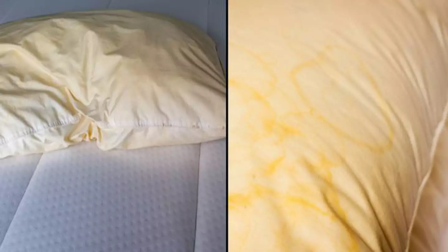 Woman reveals how to get rid of 'The Yellow Pillow' that all men have