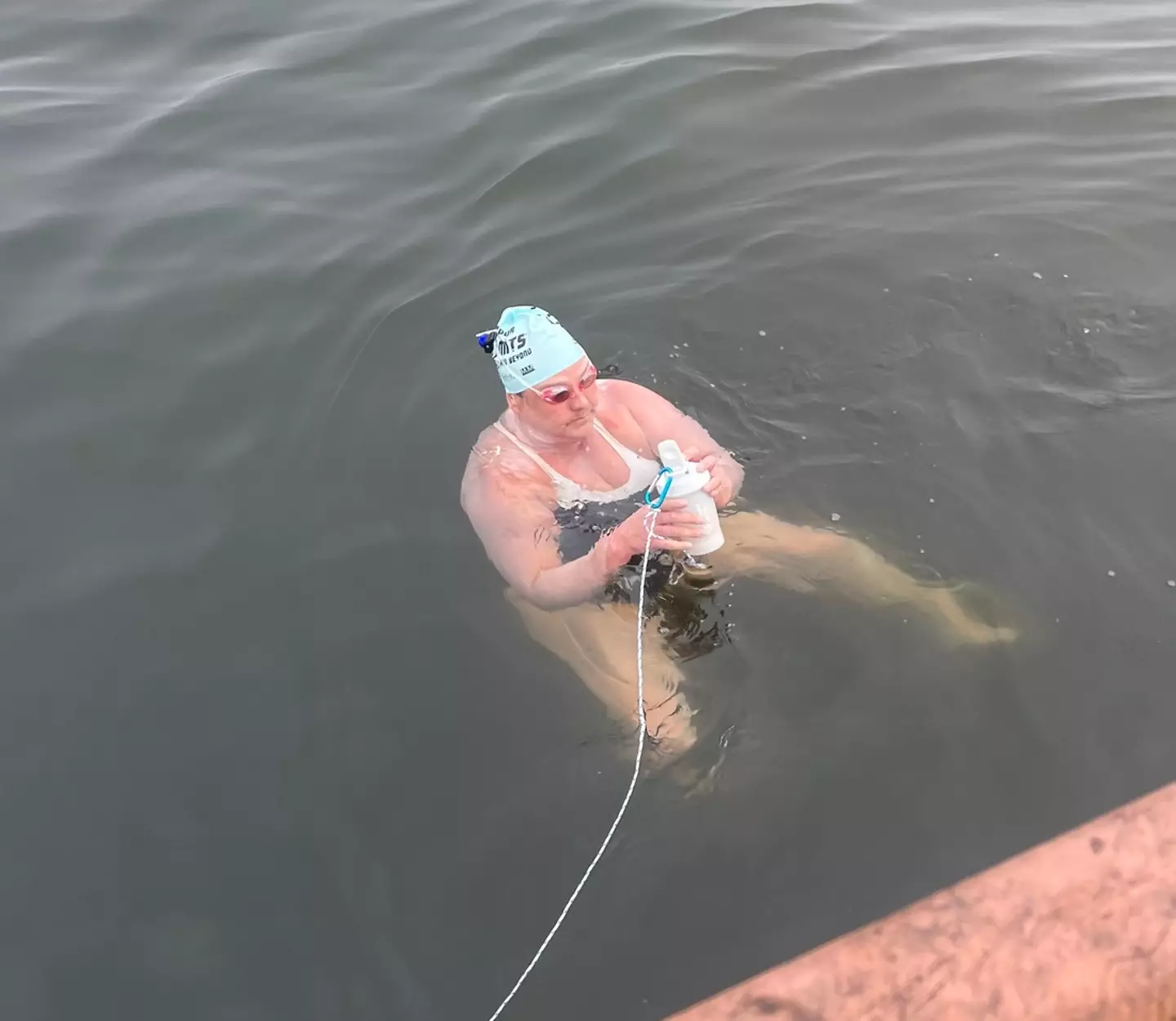 She's the only person to have made the journey that way. (Marathon Swimmers Federation)