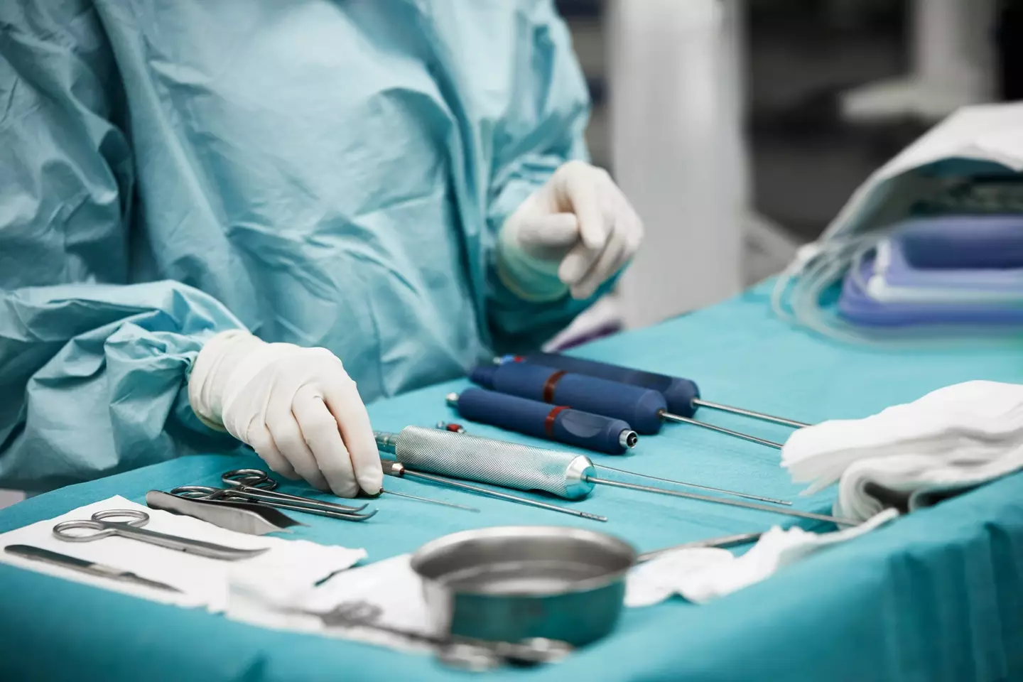 The 12-year-old allegedly drilled a hole into the patient's head during the emergency procedure last year (Getty Stock Image)