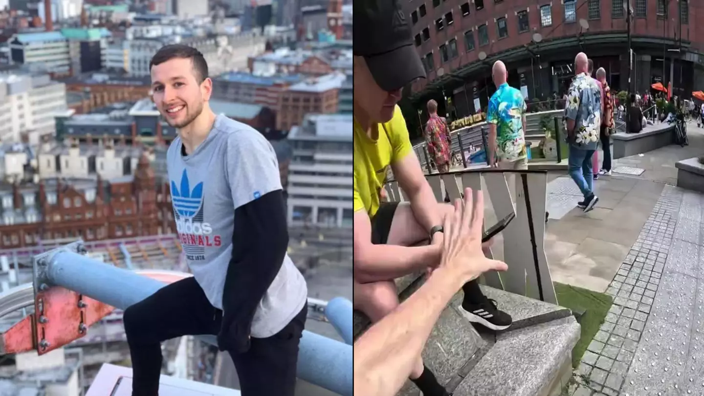 Man swipes as many phones as possible in 40 seconds to 'prove how easy it is for thieves'