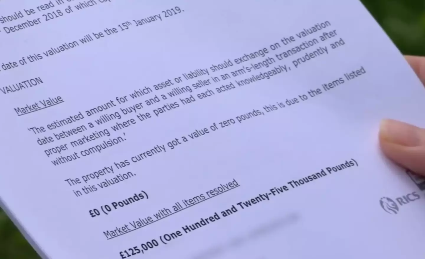 The couple, like others on the estate, were shocked to find out that their homes were worth nothing.