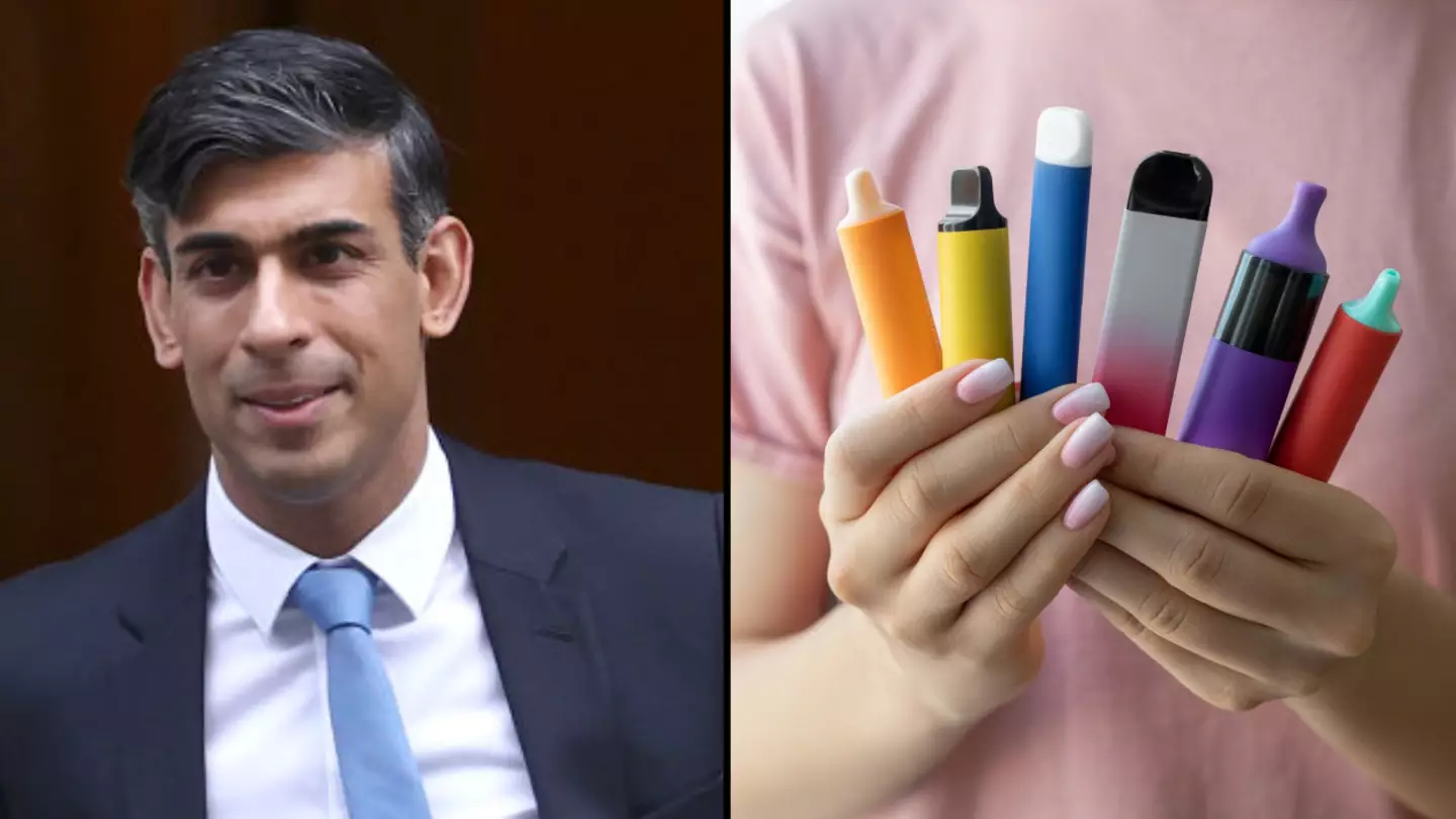 Disposable vapes will be banned in the UK, Rishi Sunak confirms