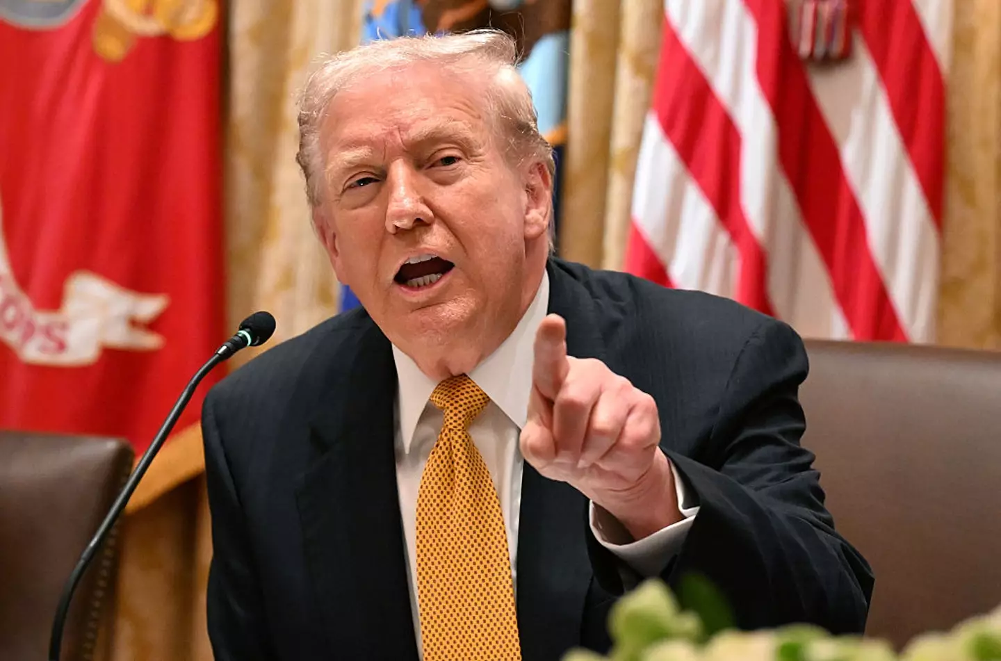 Donald Trump has hit out at BBC News in a scathing rant (Roberto Schmidt/Getty Images)