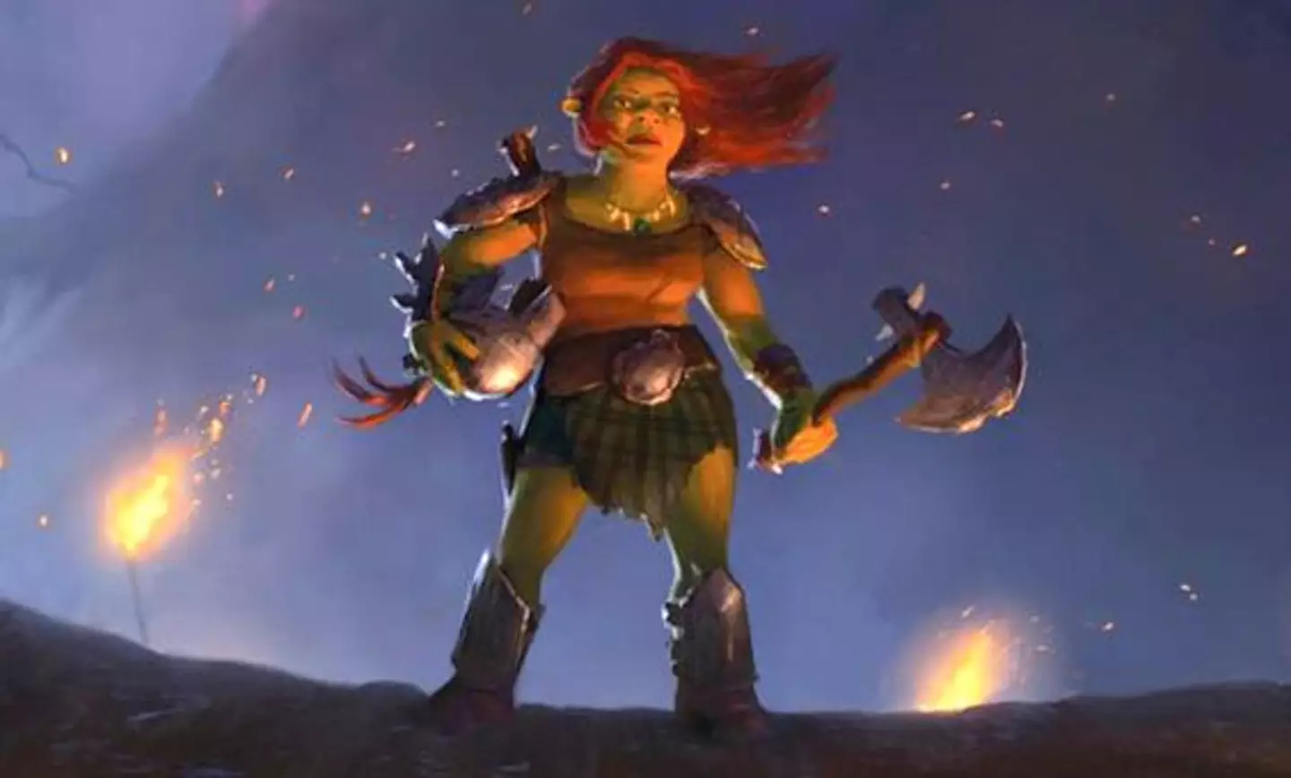 Princess Fiona in her full glory.