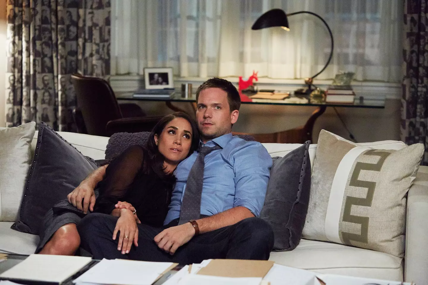 Suits remained the most watched show of 2023. (Shane Mahood/USA Network/NBCU Photo Bank/NBCUniversal via Getty Images)