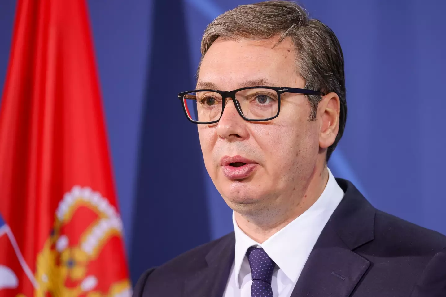 Serbian President Aleksandar Vucic has denied the allegations (Omer Messinger/Getty Images)
