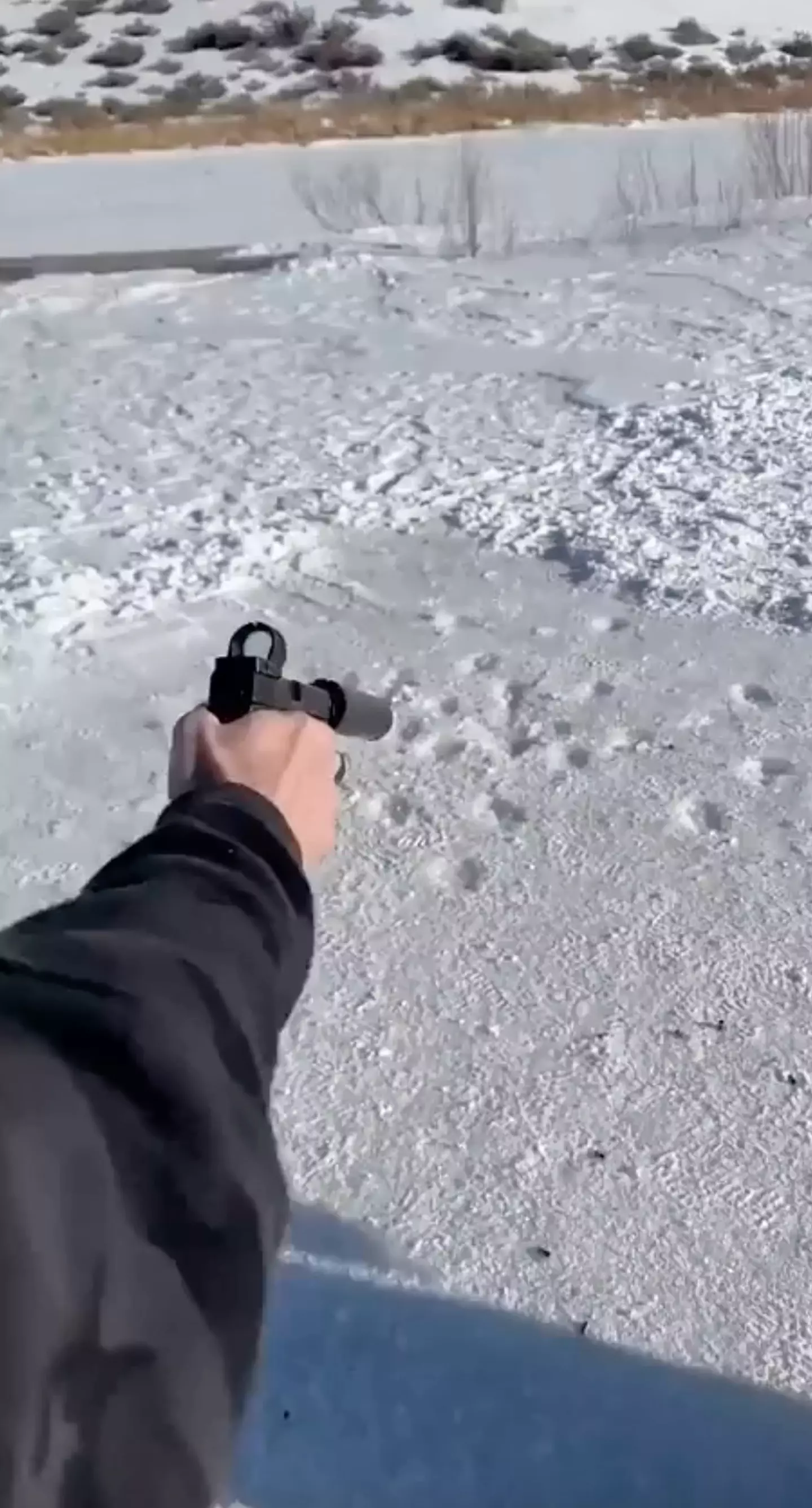 The incredible footage demonstrated the physics behind the phenomenon.