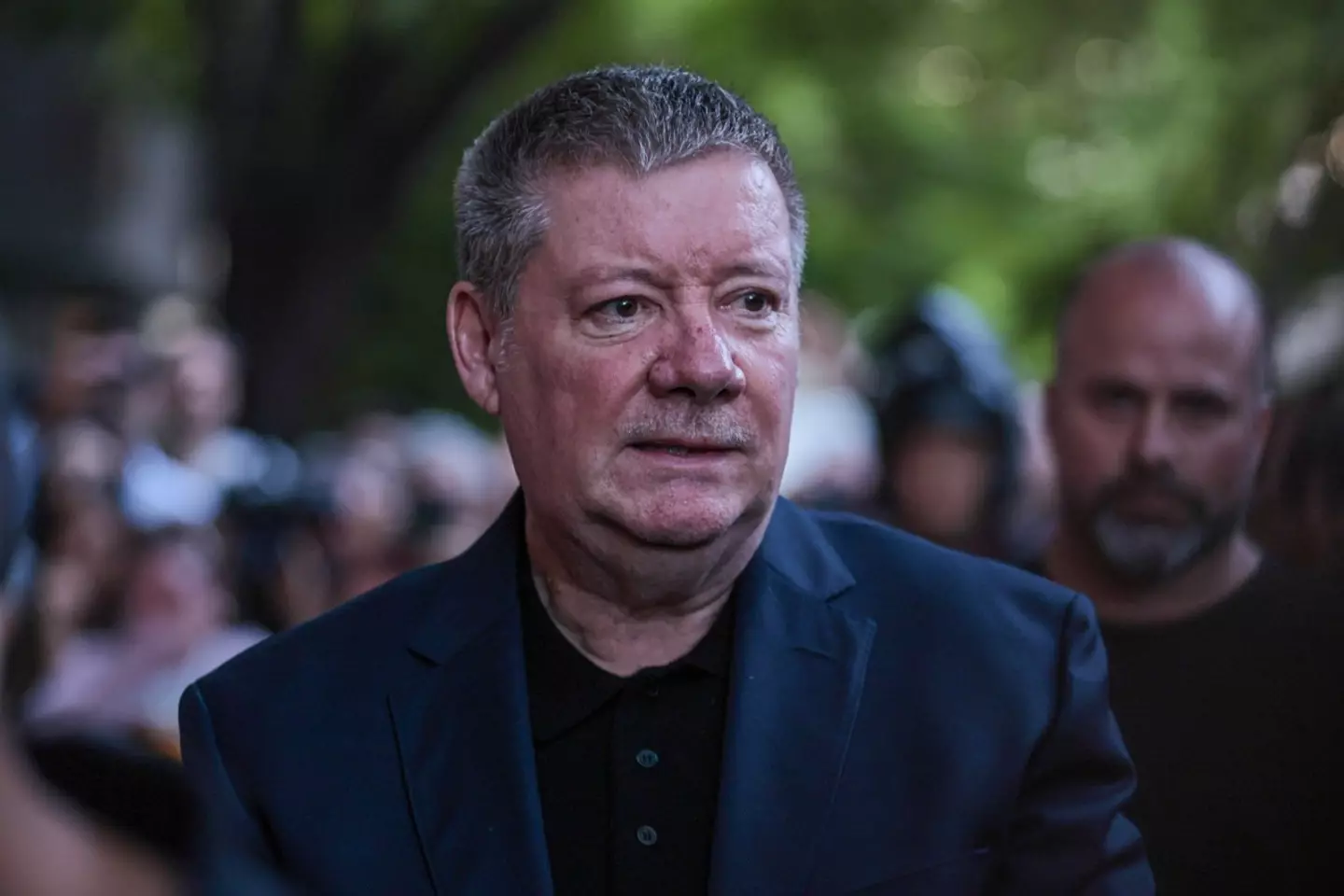 Liam Payne's father is being sued for £8.1 million by the late singer's friend, who has been charged over his death (Luciano Gonzalez/Anadolu via Getty Images)