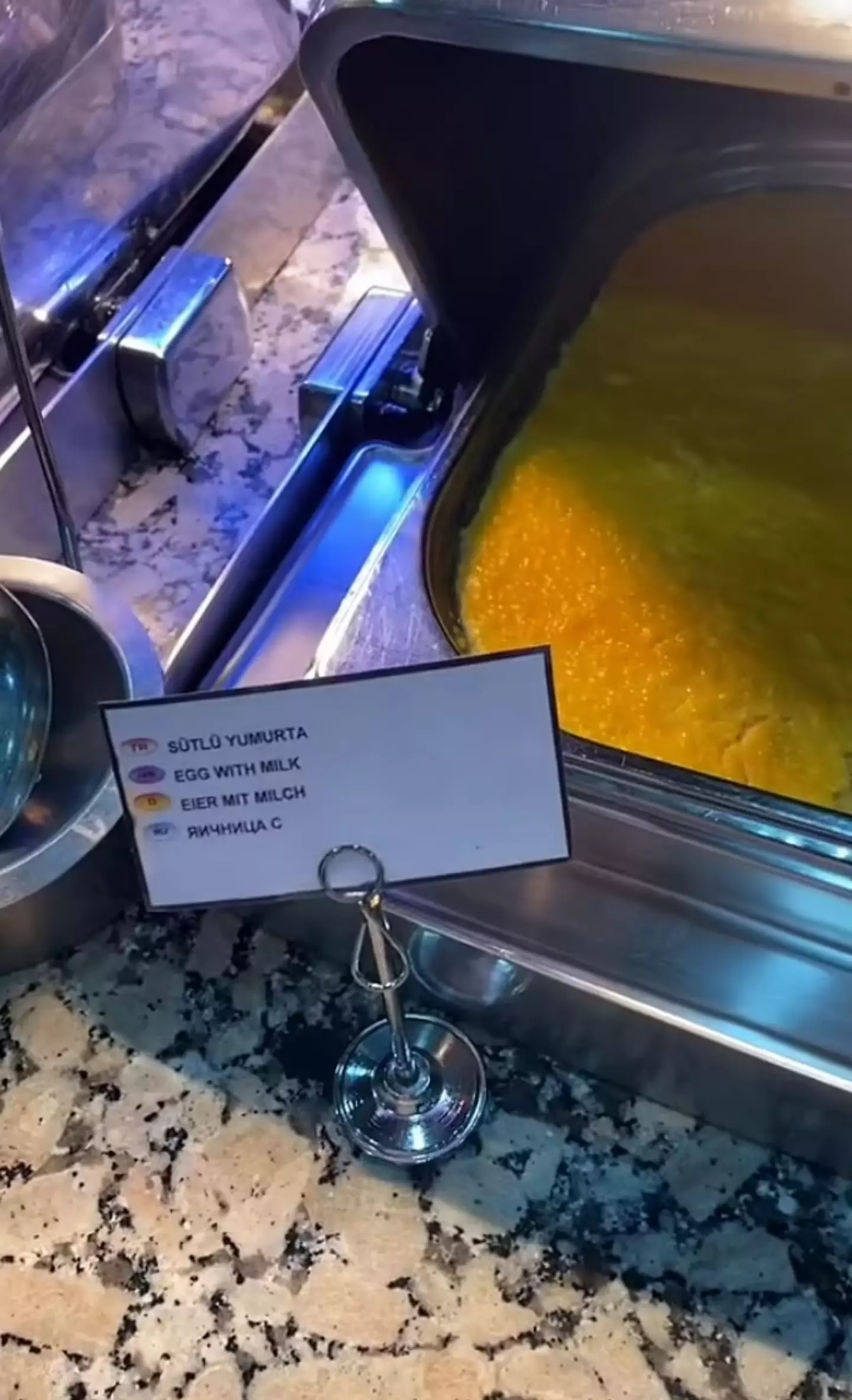 She wasn't happy with soup for breakfast. TikTok/ @thisonetimeinturkey