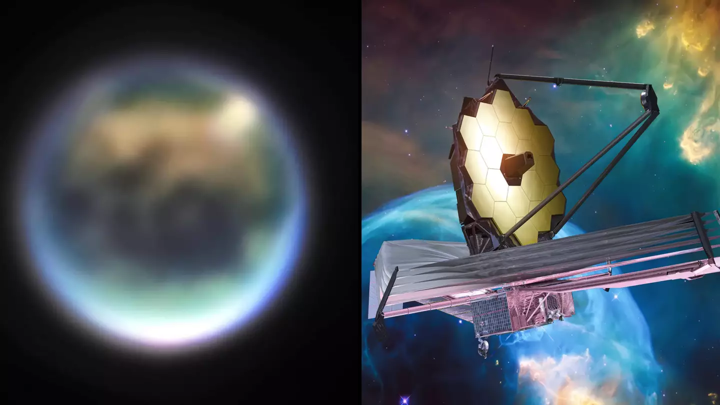 NASA's James Webb Space Telescope takes blurry picture of moon which looks just like Earth