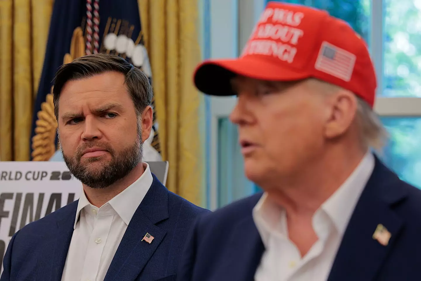 JD Vance's comments about Trump didn't help either (Chip Somodevilla/Getty Images)