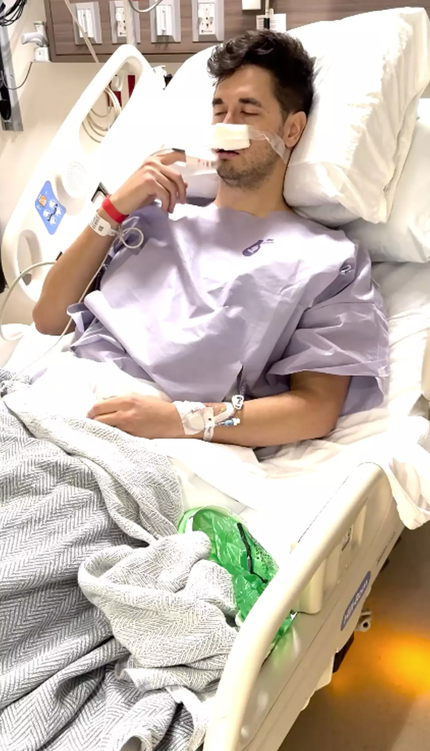 He says he was 'confused' by people asking him to speak English. (Kennedy News and Media)