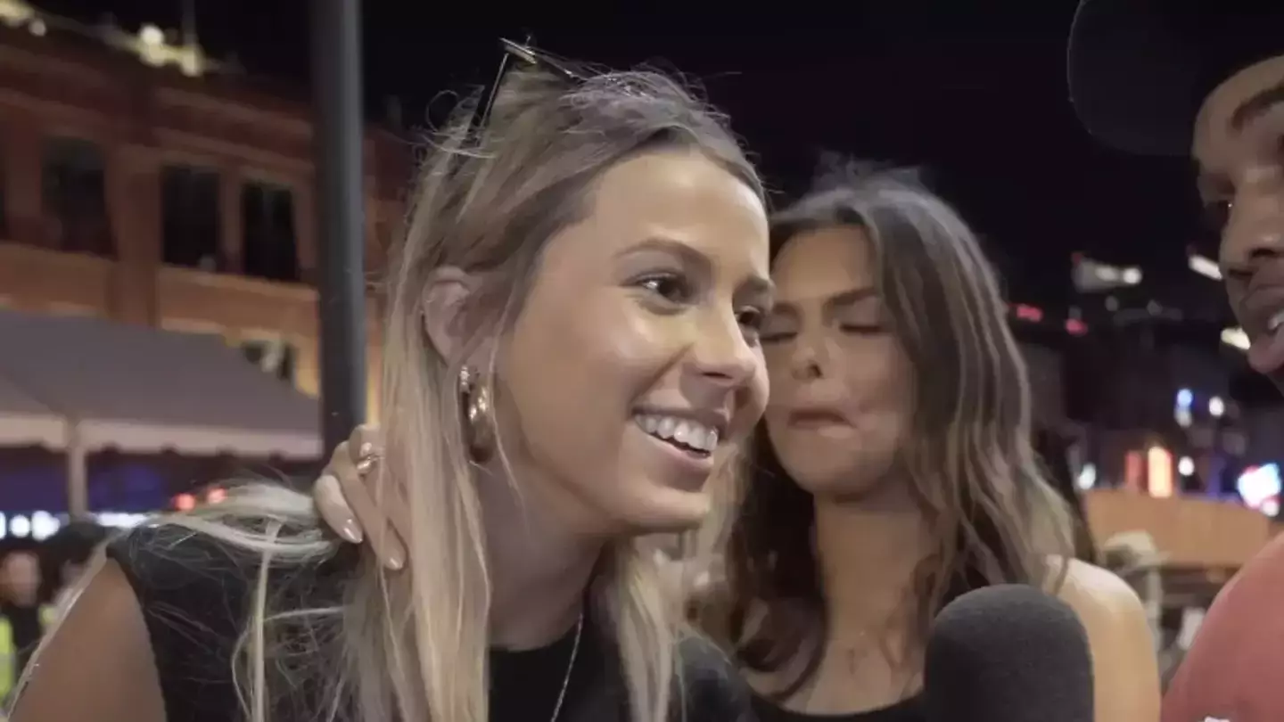 Haliey Welch, AKA Hawk Tuah Girl, has launched a line of merch. (YouTube/Tim&DeeTV)