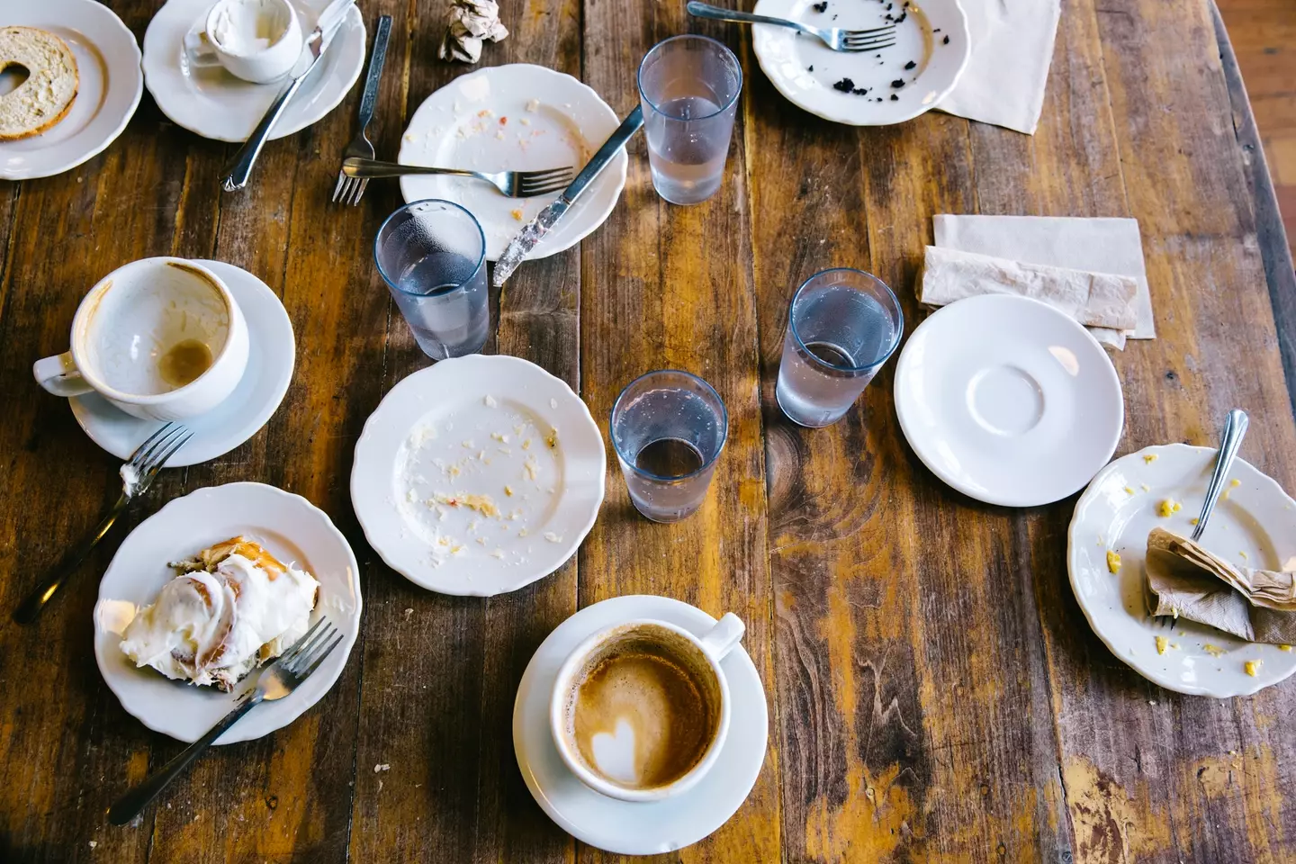 Dylan explained he gets revenge on people who sit at dirty tables (Getty Stock Photo)
