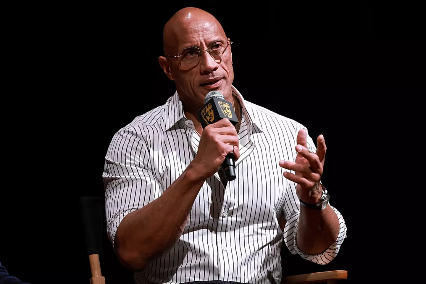 The wrestling star insisted on being hit in the face while filming (Jason Mendez/Getty Images)