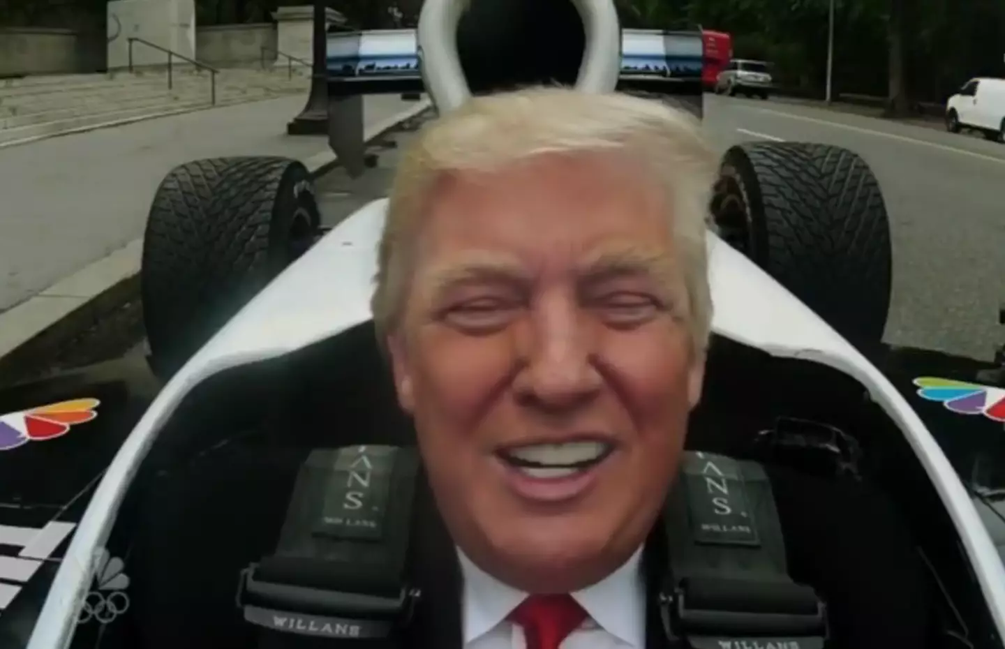 It's been a while since there's been anything resembling a funny side to Donald Trump (NBC)