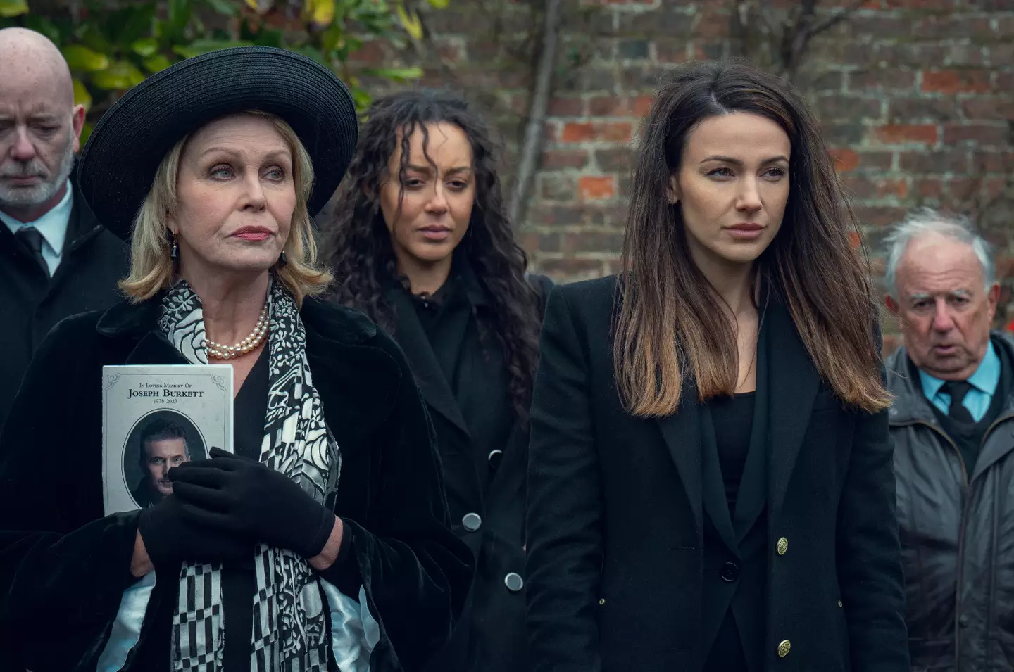 Joanna Lumley stars alongside Keegan.