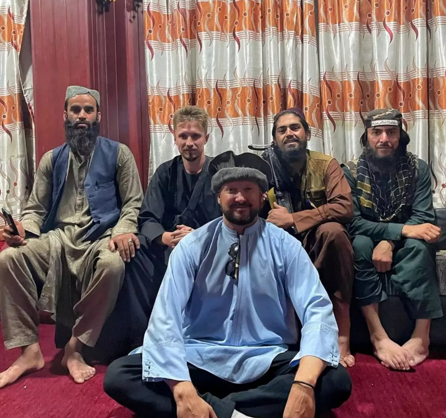 Danger tourist Ben Frier calls meeting the Taliban 'one of the scariest moments of his life' (SWNS)
