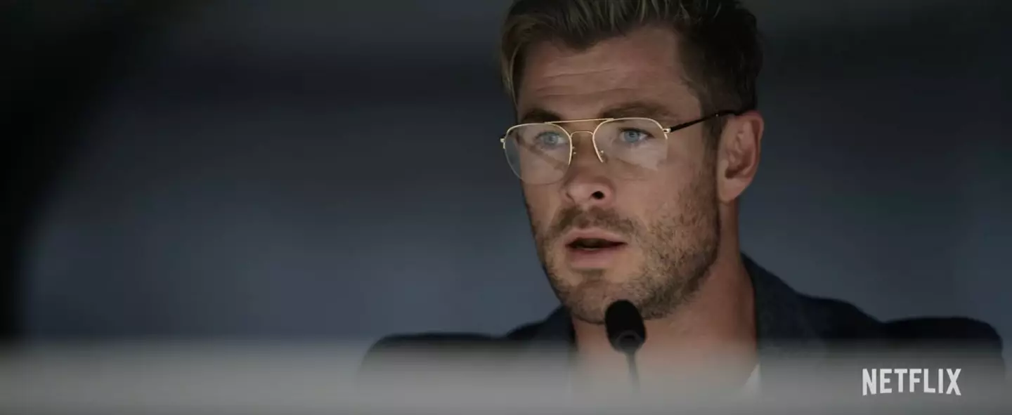 Chris Hemsworth stars in the prison-based thriller.