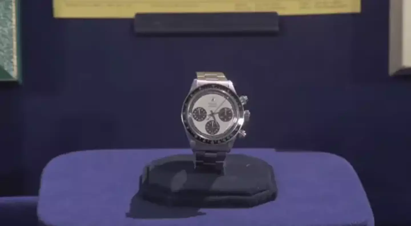 This is a very expensive watch.