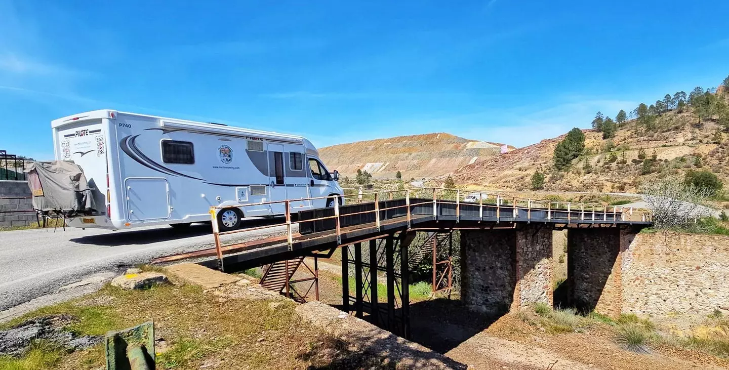 The couple set off from their Somerset home in 2016 in their beloved motorhome named 'Scoobie'. (SWNS)