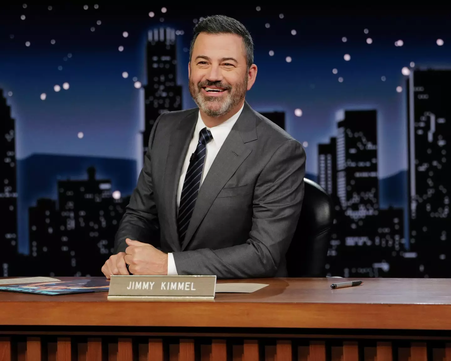 Kimmel's late-night talk show has been cancelled following his monologue about the political activist who was shot dead (Randy Holmes/ABC via Getty Images)