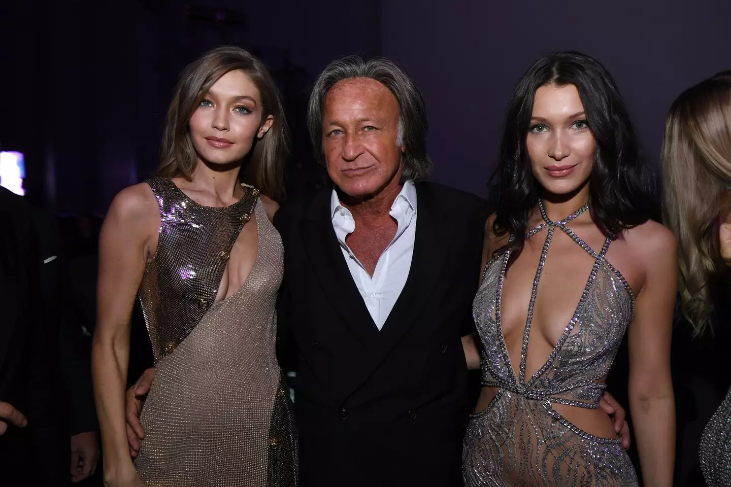 Gigi, Mohamed and Bella Hadid (Dimitrios Kambouris/Getty Images for Victoria's Secret)