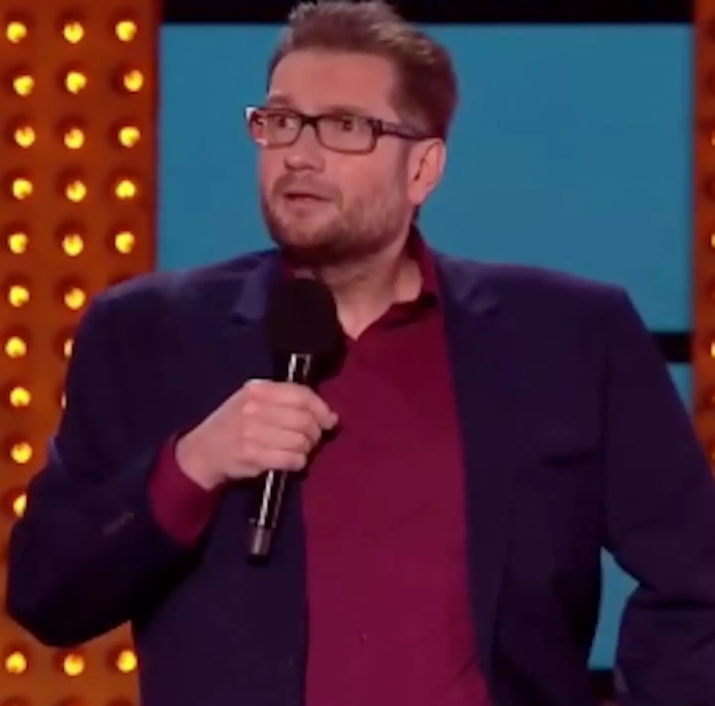 A comedian is being accused of being slightly 'bitter' over his 'most stolen joke'.
