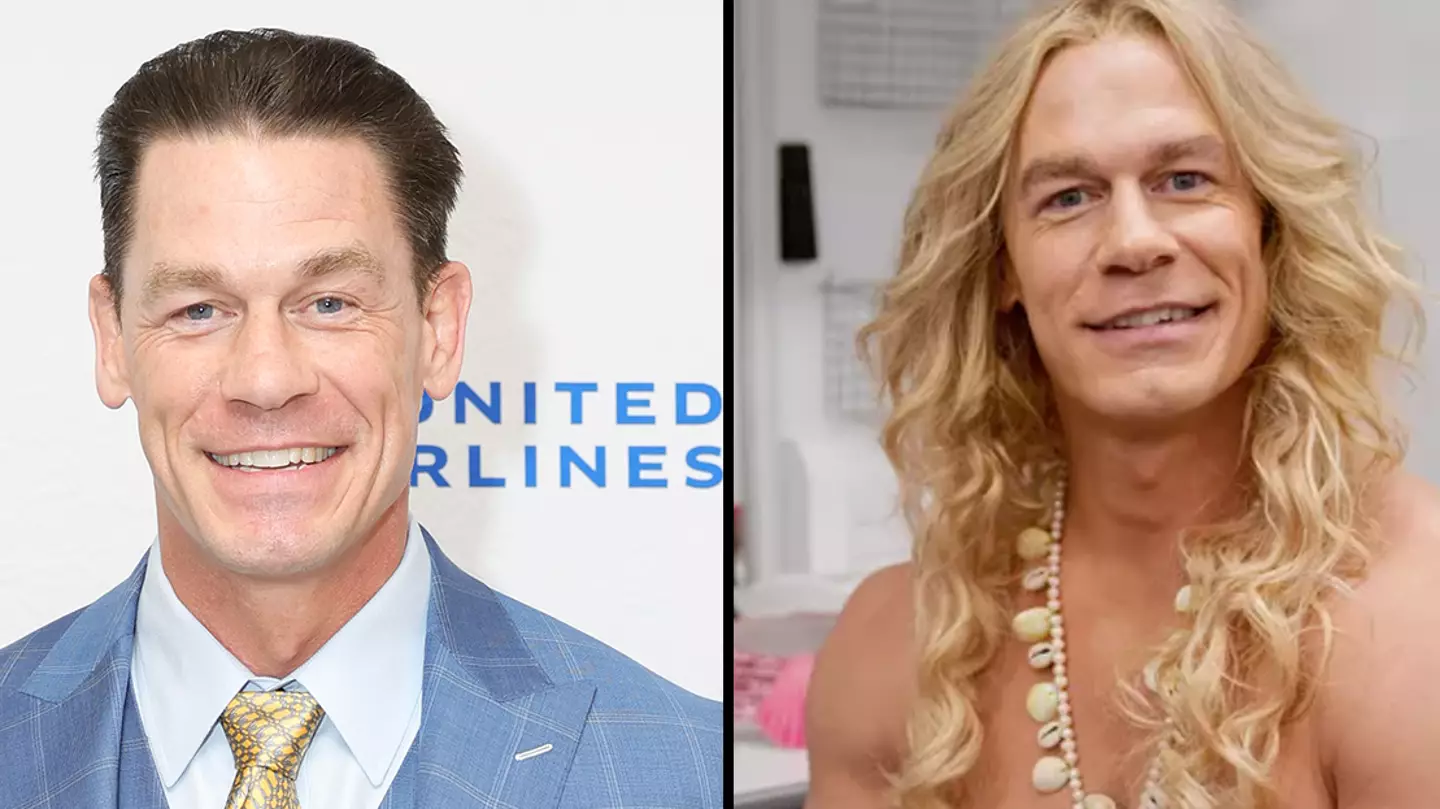 John Cena fans freaking out at first look of him playing Kenmaid in Barbie movie