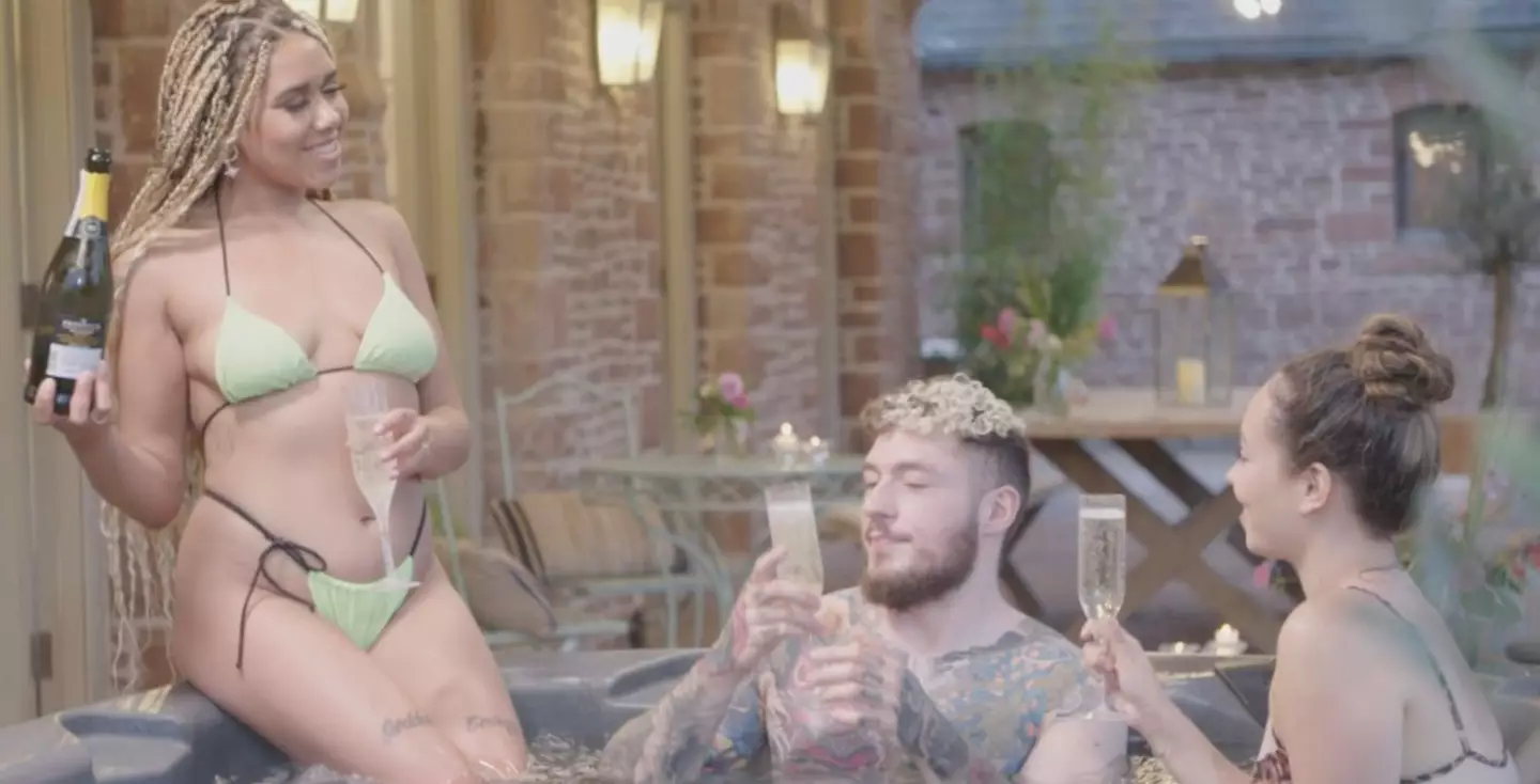 Grace Florence, 28, has been a 'resident non-monogamist' on the reality show since 2022 (Channel 4)