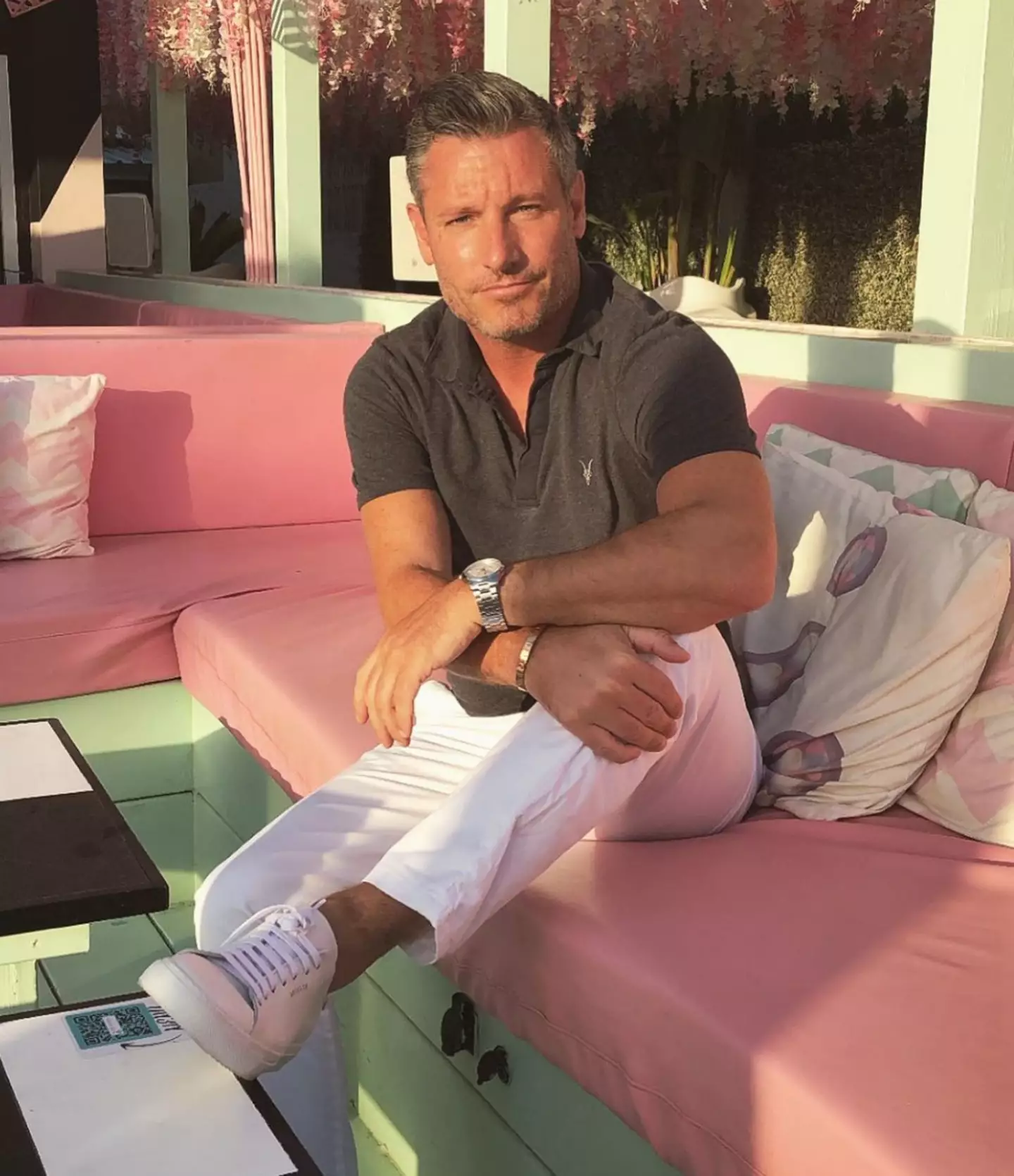Dean Gaffney checks his stools 'all the time now'.