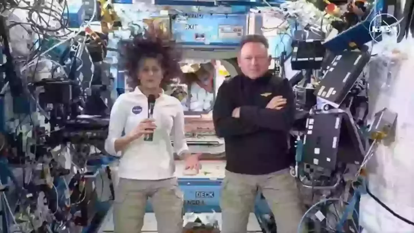 The astronauts have become very famous for being stuck in space (NASA)