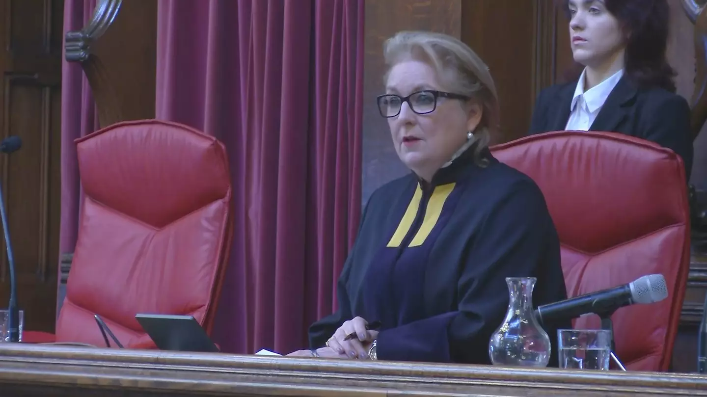 Lord Chief Justice Dame Sue Carr delivered her verdict.