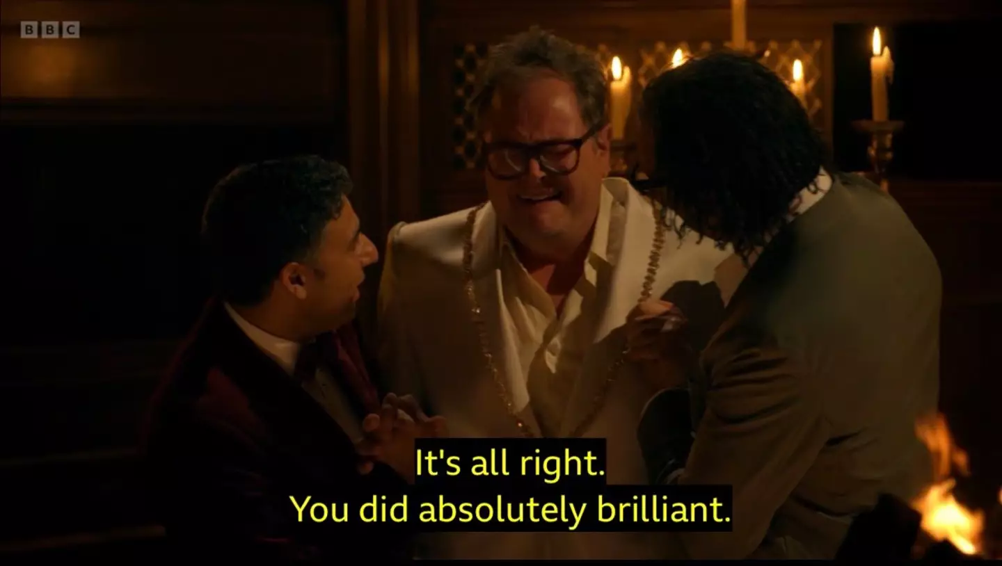 Alan Carr burst into tears when he finally dropped his charade (BBC)