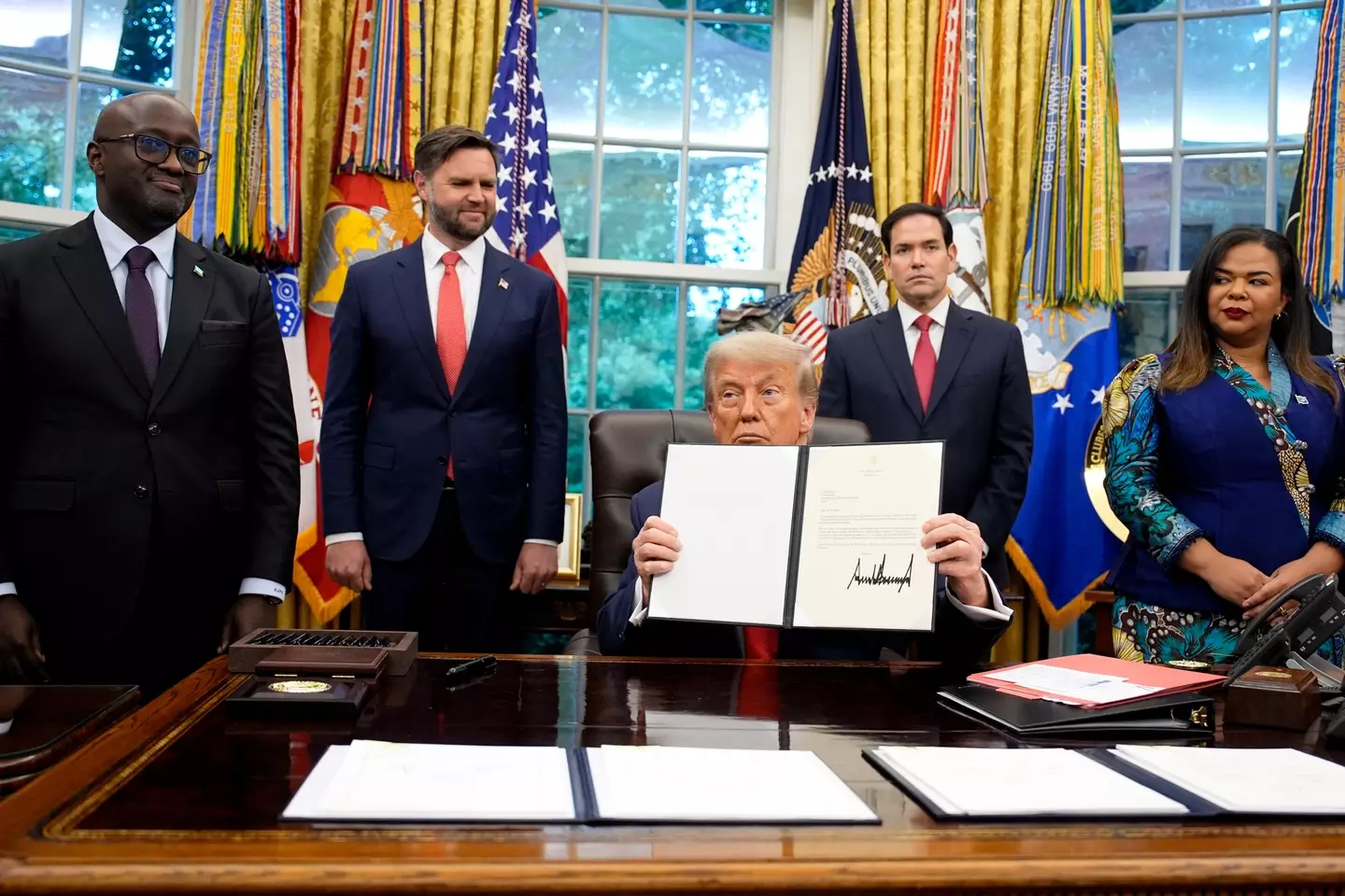 Donald Trump could be nominated for a Nobel Peace Prize, and he very much wants to win one (Yuri Gripas/Abaca/Bloomberg via Getty Images)