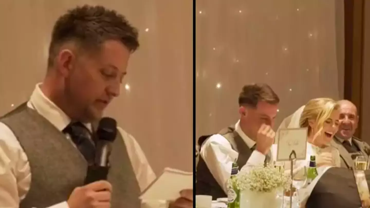 Couple mortified after best man delivered 'best punchline at a wedding ever' during speech