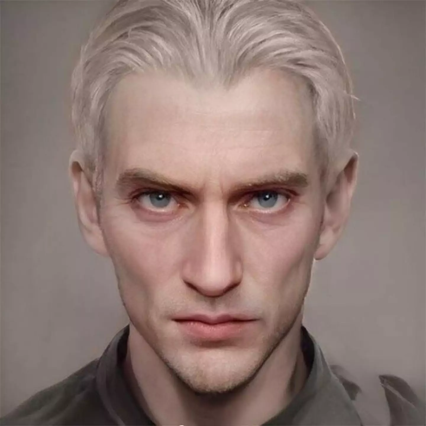 His father Lucius was also adapted using AI.