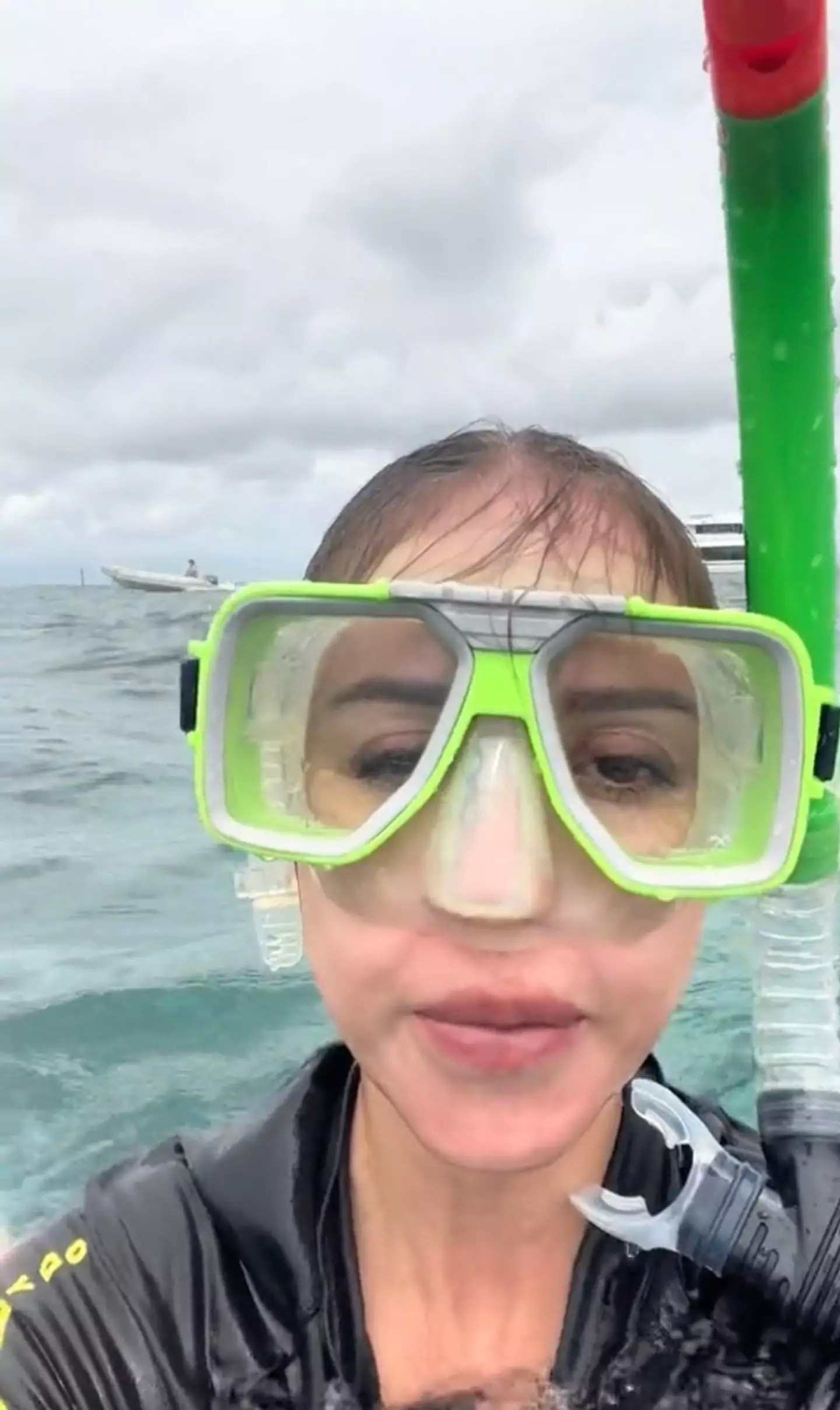 Adriana was less than impressed with her bucket list trip.