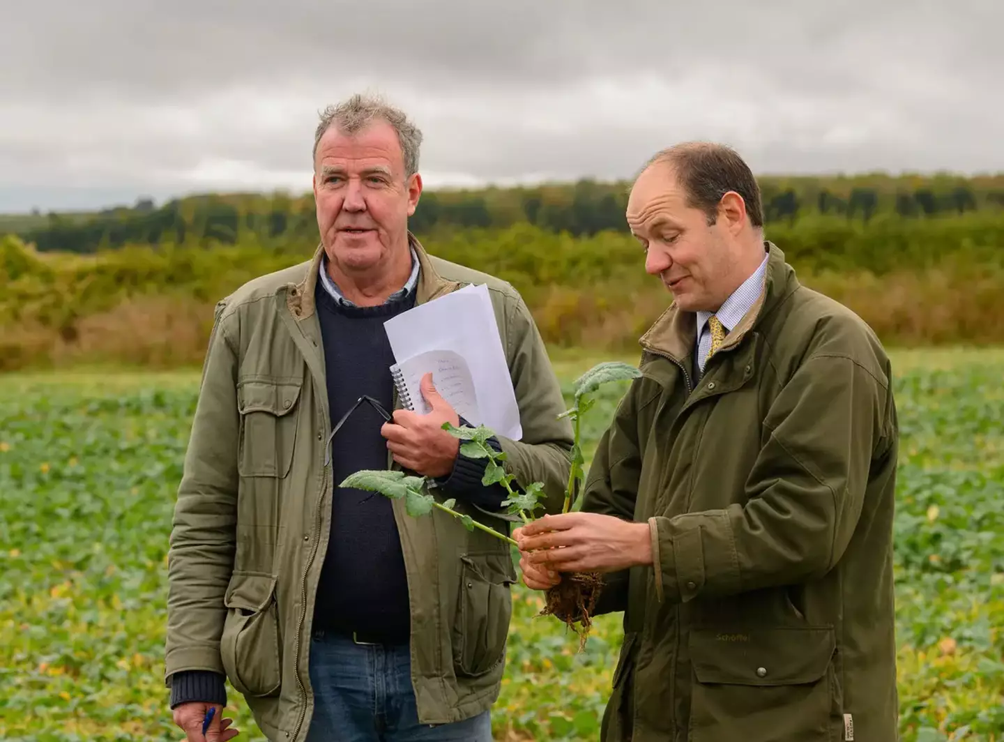 Clarkson attempted to fix his relationship with the locals in Oxfordshire.