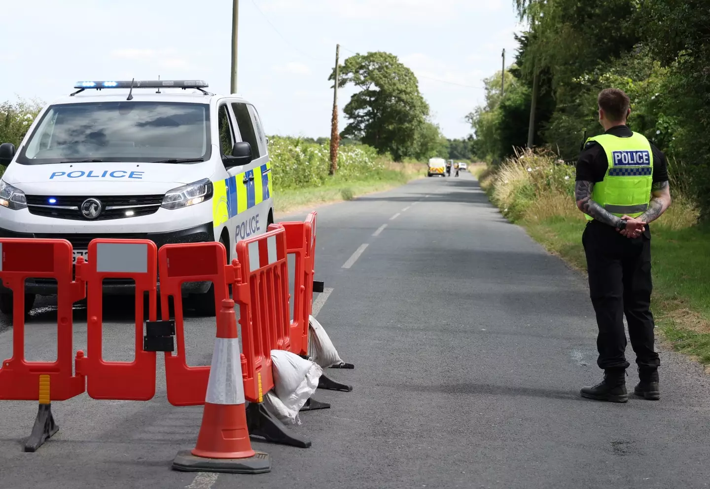 The incident was reported this morning. (PA)