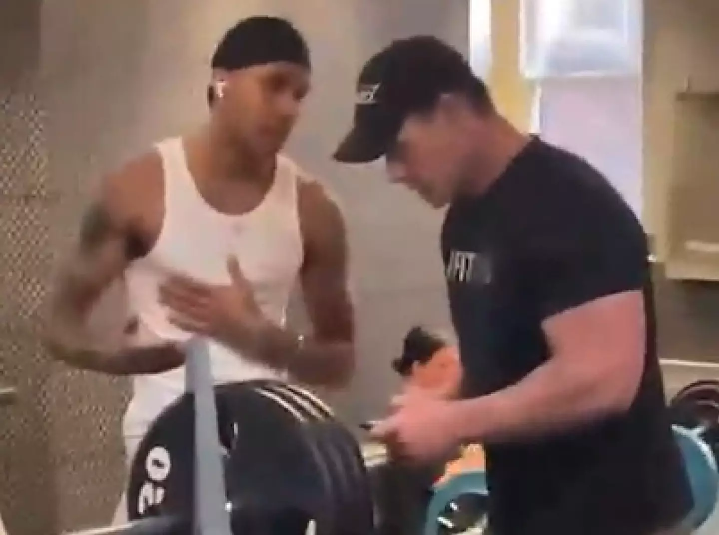 John Cena was spotted at a gym in Liverpool.