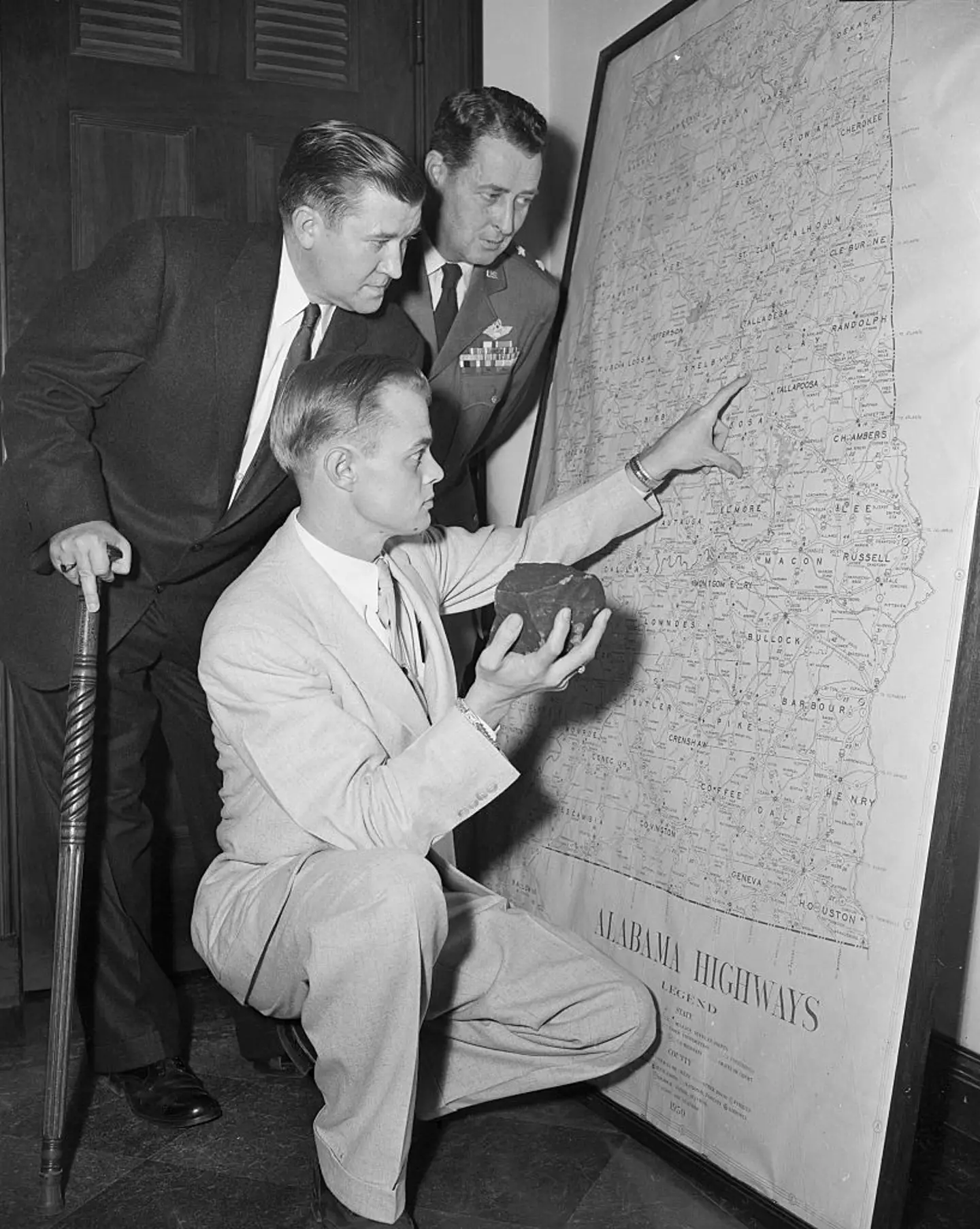 The Air Force eventually returned the meteor to Ann (Bettmann / Contributor)